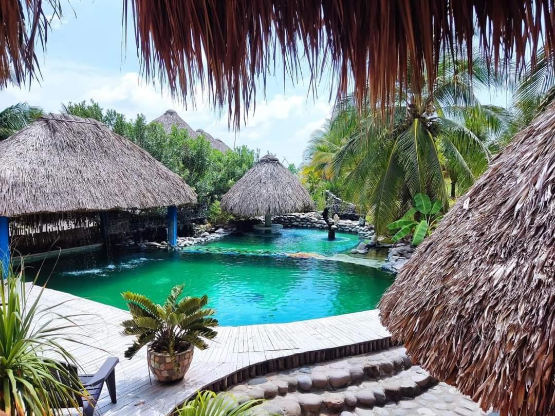 Eco-Hotel Playa Quilombo Las Lisas Exteriör bild