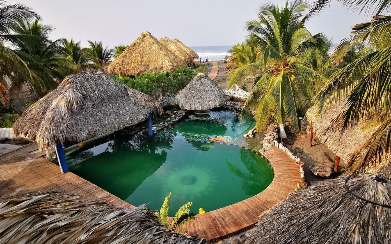 Eco-Hotel Playa Quilombo Las Lisas Exteriör bild